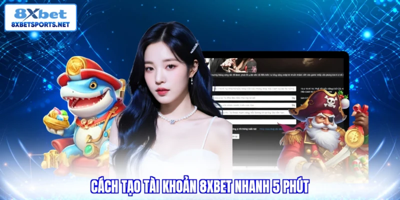 Đăng ký 8XBET - Hướng Dẫn Tạo Tài Khoản Trong 5 Phút Cách tạo tài khoản 8XBET nhanh 5 phút