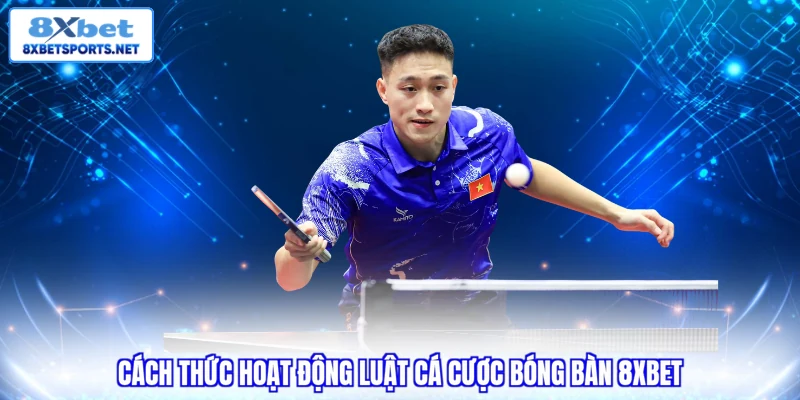 Cách thức hoạt động luật cá cược bóng bàn 8XBET